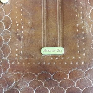 Punta del este handmade all leather bag